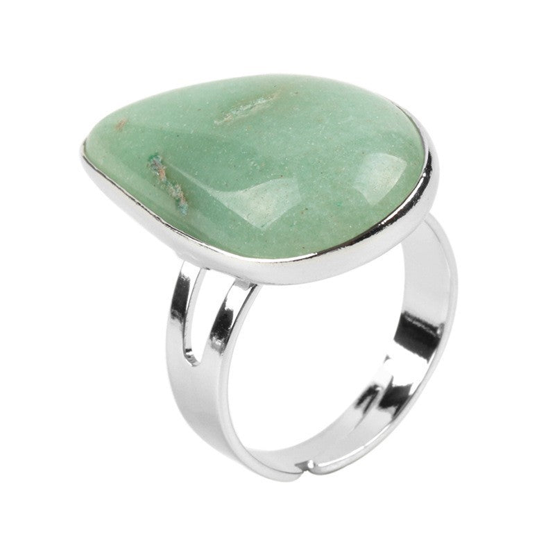 Semi-precious stone ring-shaped stones