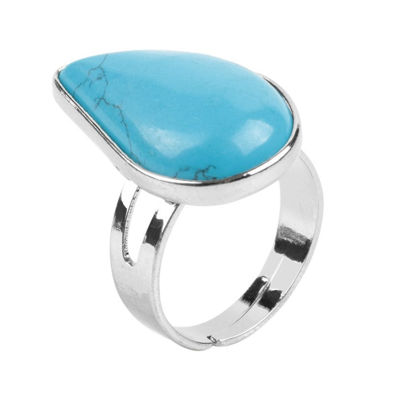 Semi-precious stone ring-shaped stones